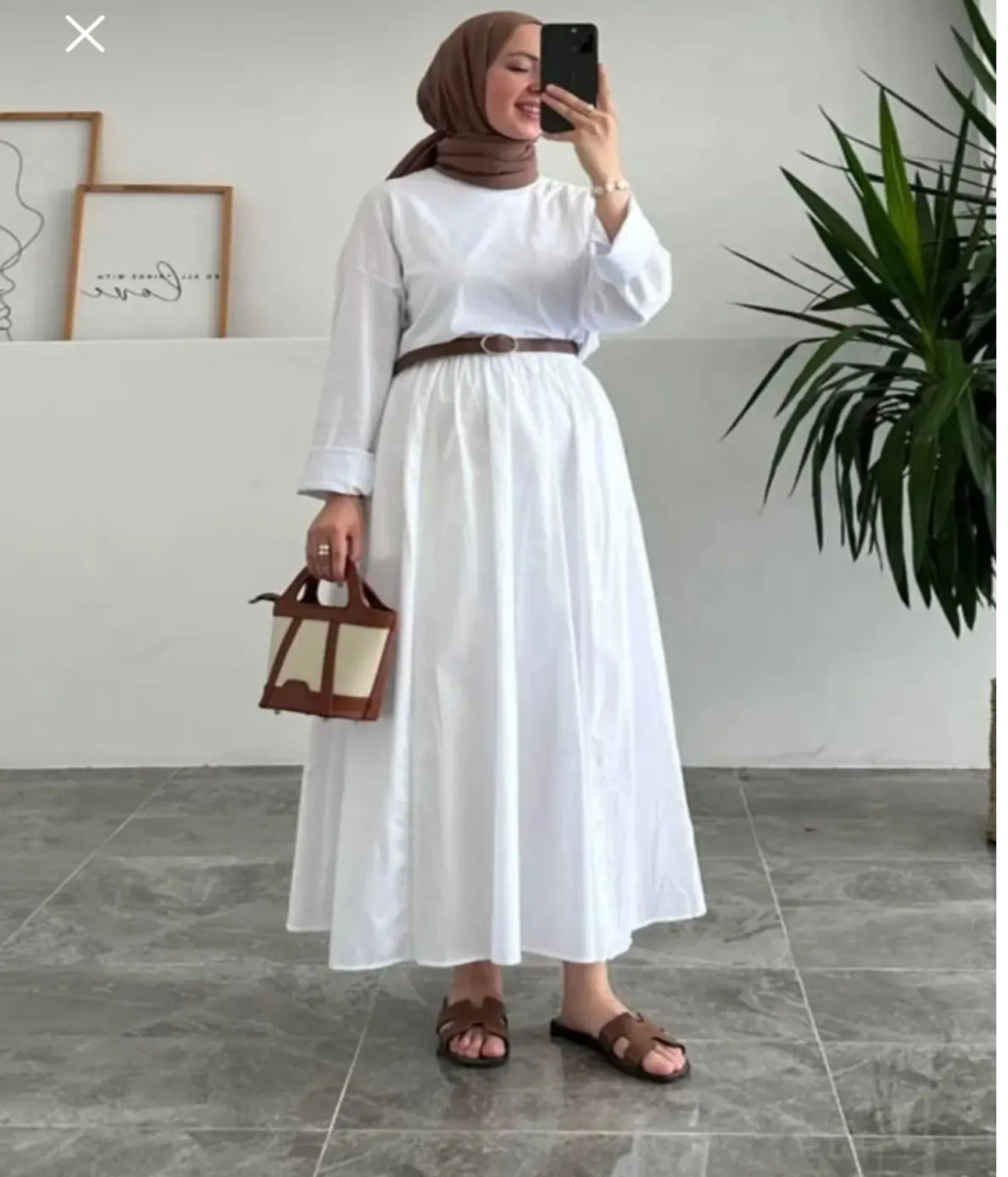 Jupe Poplin