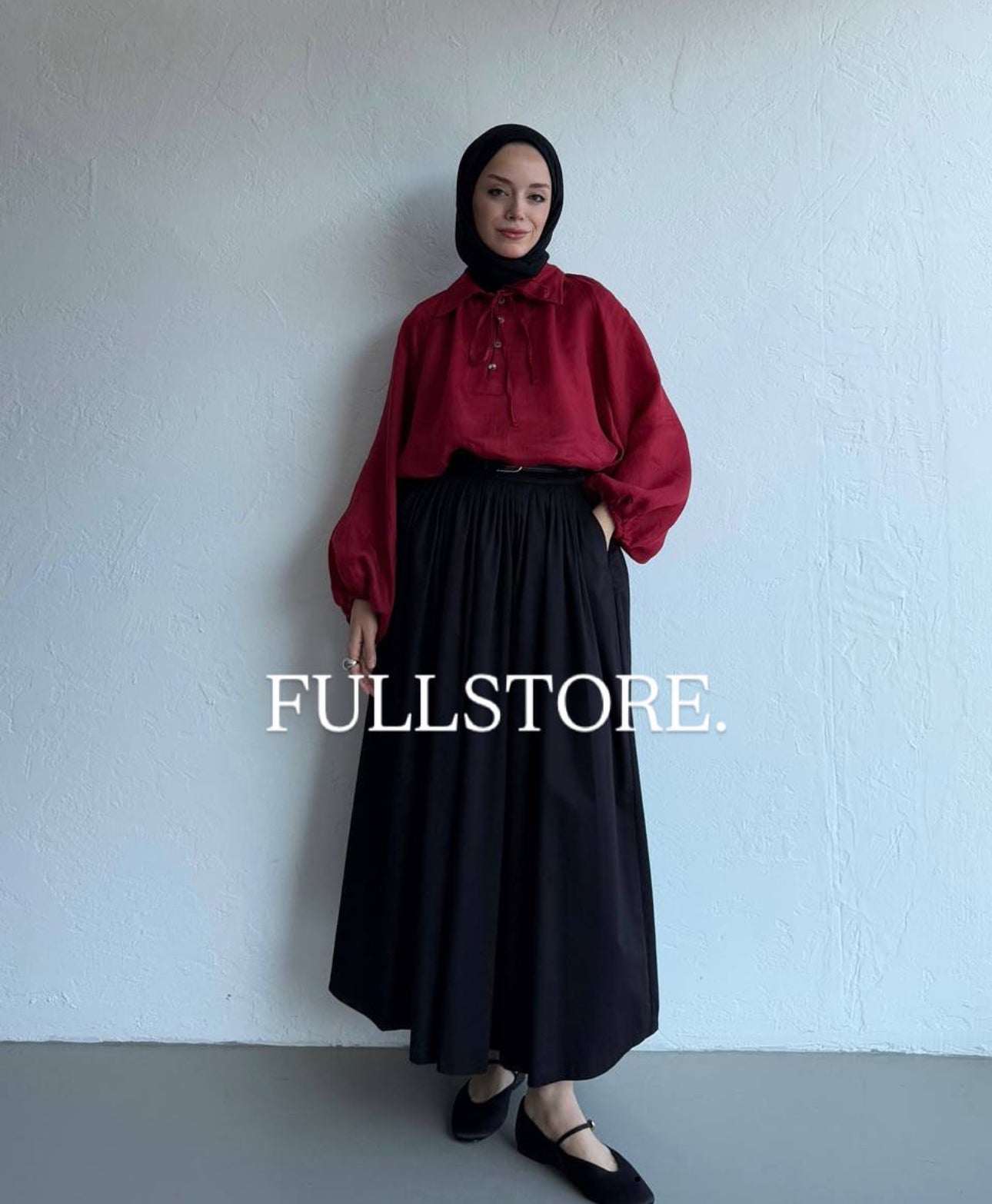 jupe poplin importée