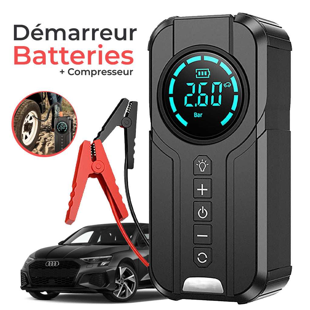 Booster Batterie Voiture avec Compresseur 8400 Mah 12